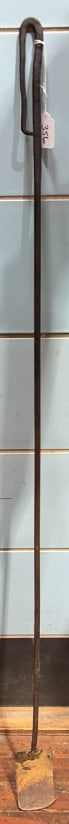 WROUGHT IRON FIRE TOOL: 49" LONG