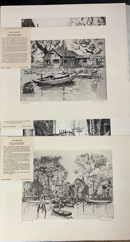 COLLECTION OF LIONEL BARRYMORE UNFRAMED PRINTS: ~