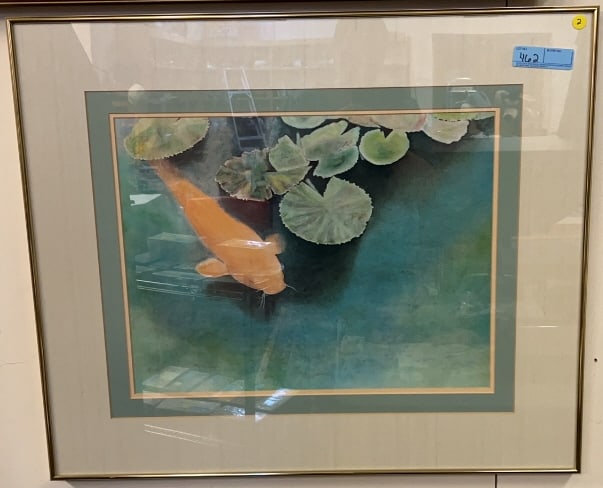 "SUNKEN GARDENS" BY BURNETT FRAMED PRINT (1 of 2)