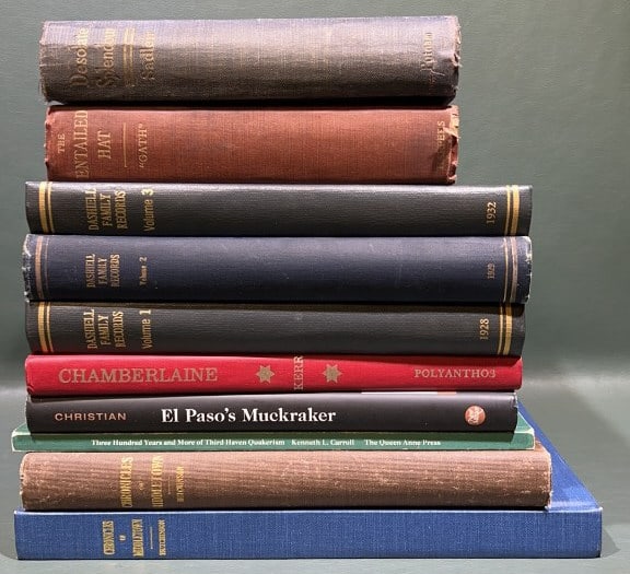 DASHIELL FAMILY RECORDS & MIDDLETOWN PA BOOKS: 11" X 8.5"