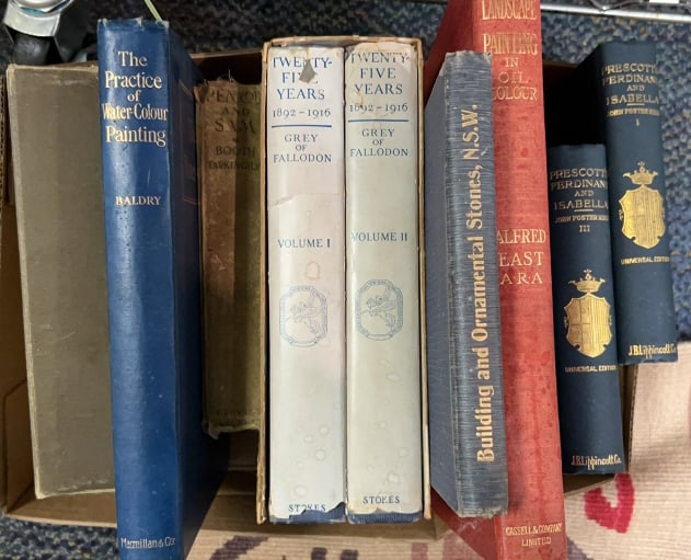 COLLECTION OF VARIOUS ANTIQUE BOOKS (1 of 4)
