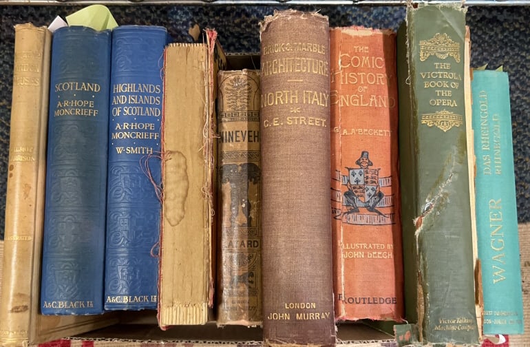 COLLECTION OF VARIOUS ANTIQUE BOOKS (1 of 5)