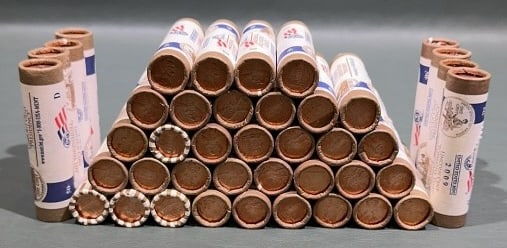 US MINT WRAPPED PENNIES "PROFESSIONAL LIFE PRESIDE: ~