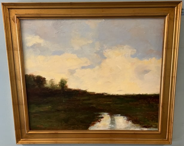 MOLDOFSKY OIL ON BOARD OF A STREAM (1 of 3)