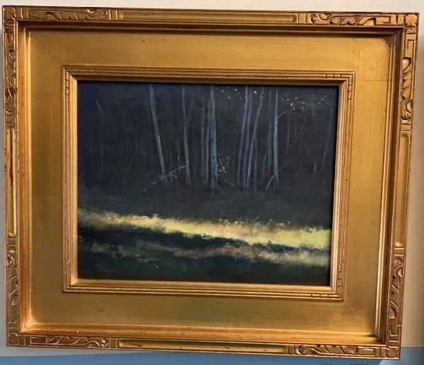 DAVID GRAFTON "EDGE OF WOODS" OIL ON CANVAS (1 of 4)