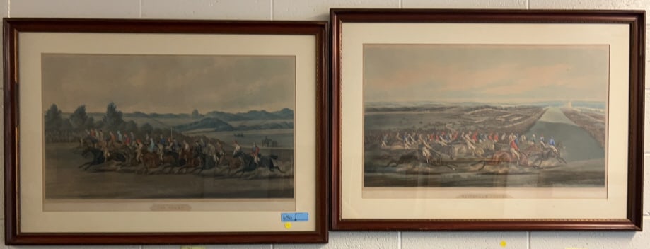 PAIR OF W. SUMMERS ENGRAVING "THE START & TATTENHA (1 of 5)