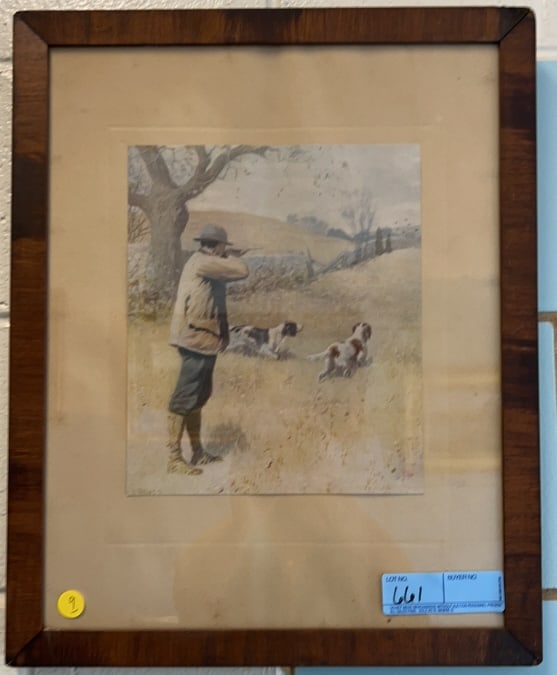 A. B. FROST "ON THE WING" FRAMED PRINT