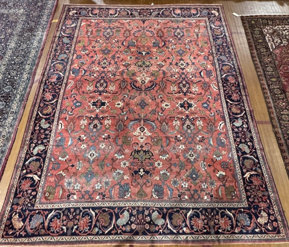 ANTIQUE HANDMADE ORIENTAL ROOM SIZE RUG (1 of 10)