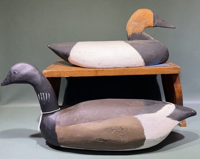 BRANT & CANVASBACK DECOY: 20" X 9"