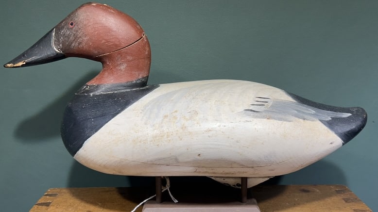 R. MADISON MITCHELL SIGNED & DATED CANVASBACK (1 of 4)