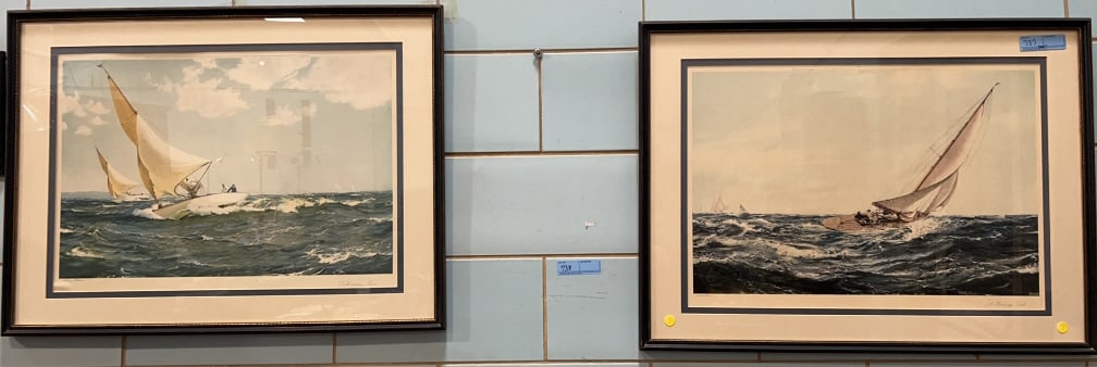 2 MONTAGUE DAWSON SAILING PRINTS (1 of 8)