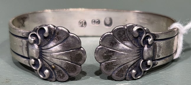 DANISH COHR 830 SILVER NAPKIN RING: 2.25" X 1.25"