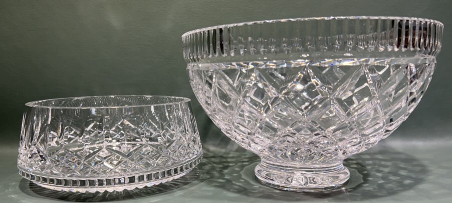 2 LARGE WATERFORD BOWLS (1 of 4)