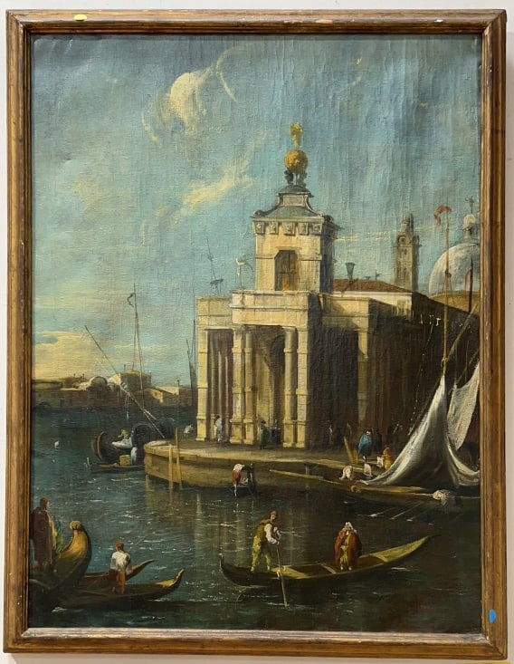 19TH CENTURY VENETIAN OIL ON CANVAS (1 of 5)