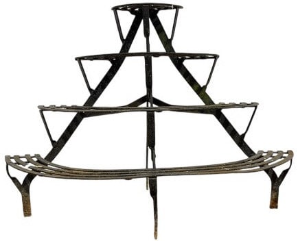ANT. 4 TIER IRON PLANT SHELF (1 of 5)
