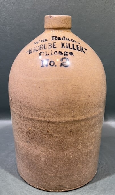 WM. RADAUN'S "MICROBE KILLER" CHICAGO JUG (1 of 4)