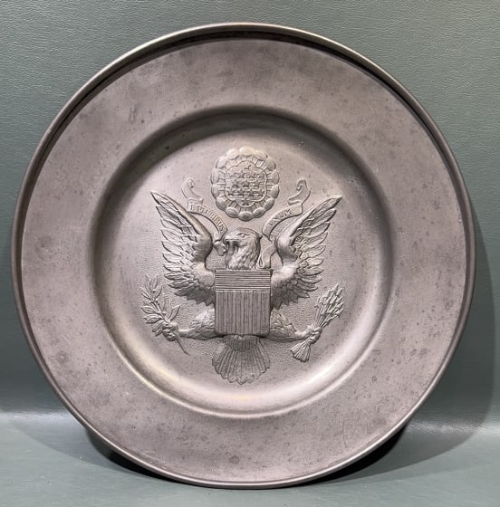 EAGLE PEWTER CHARGER (1 of 3)