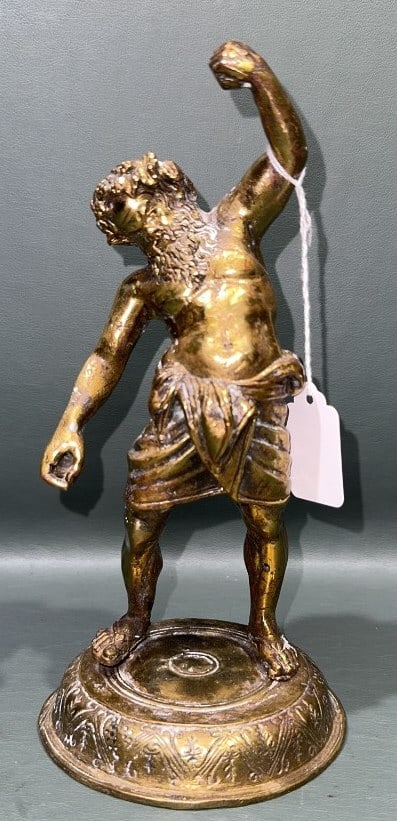SMALL BRONZE FIGURE OF A GOD (1 of 4)