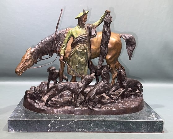 PIERRE JULES MENE "HORSE, HUNTER, FOX & HOUNDS" (1 of 5)