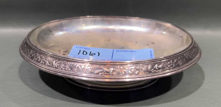 ENGLISH STERLING SILVER FOOTED DISH (1 of 3)