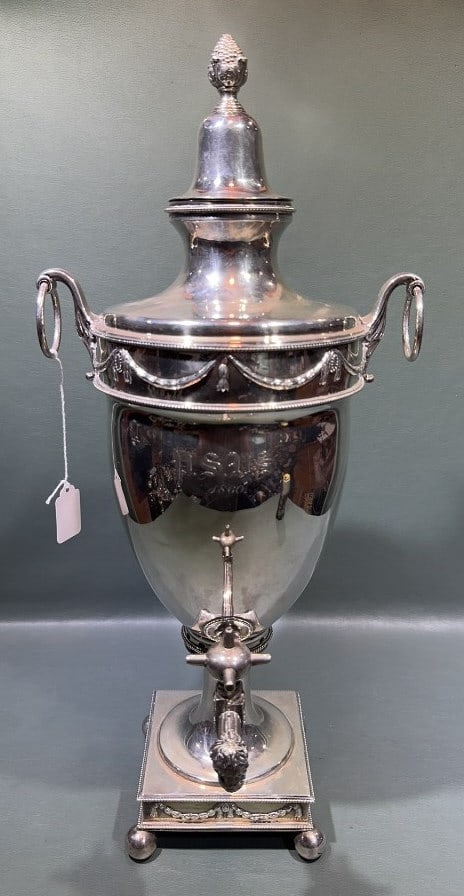 JOHN RADBURN 18TH CENT. STER. SILVER HOT WATER (1 of 13)