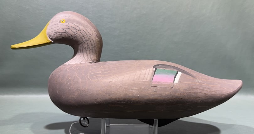 R. MADISON MITCHELL BLACK DUCK DECOY (1 of 4)