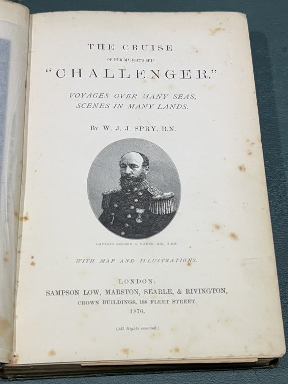 "THE CRUISE OF THE MAJESTY'S SHIP CHALLENGER" 1876 (1 of 4)