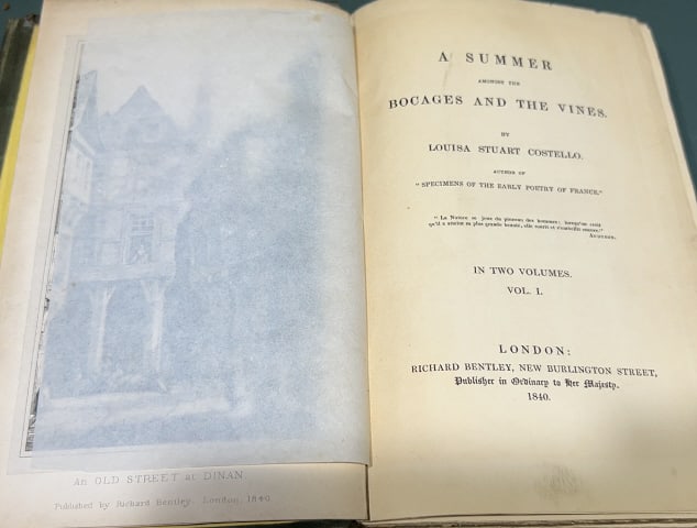 "A SUMMER AMONGST THE BOCAGES & THE VINES" 2 VOLS. (1 of 4)
