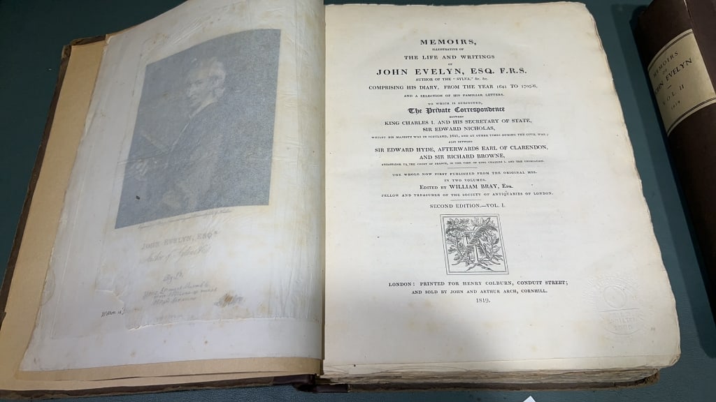 "THE LIFE & WRITINGS OF JOHN EVERYN" 2 EDITION (1 of 3)