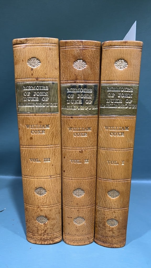 "MEMOIRS OF JOHN DUKE OF MARLBOROUGH" 3 VOLUMES (1 of 4)