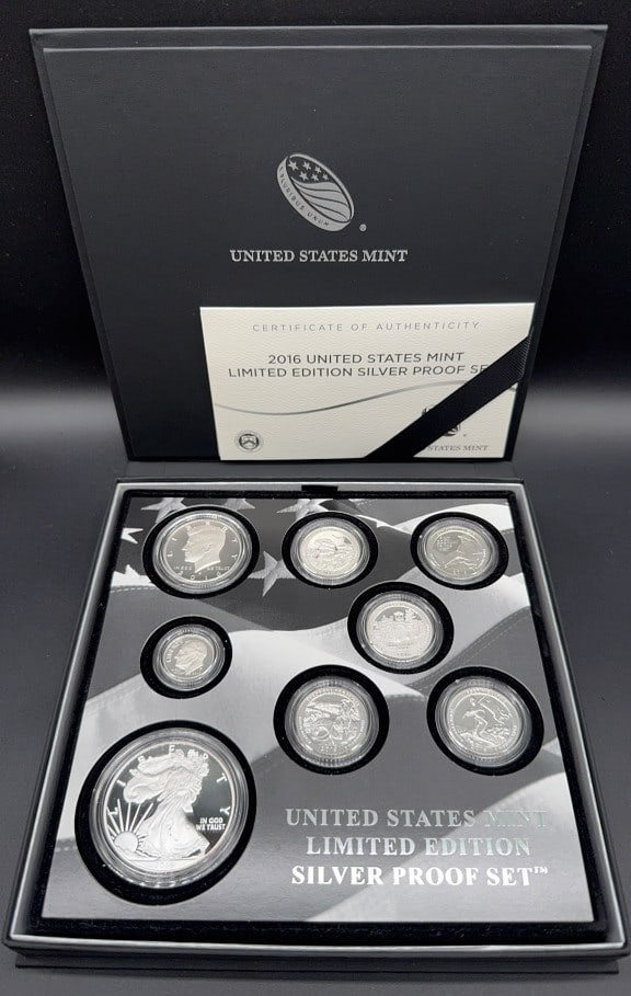 2016 US MINT LIMITED EDITION SILVER PROOF SET (1 of 3)