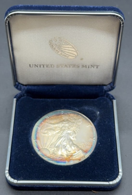 2017 AMERICAN EAGLE 1OZ SILVER BULLION COIN: ~