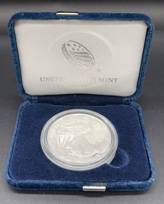 2019 SILVER EAGLE 1OZ PROOF COIN: ~