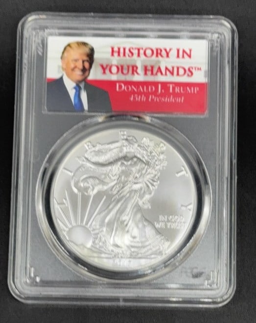 2017 SILVER EAGLE FIRST STRIKE MS 70: ~