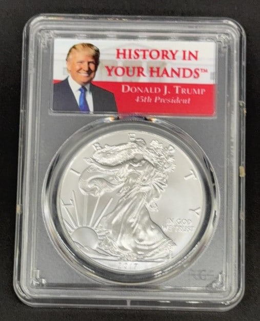 2017 SILVER EAGLE FIRST STRIKE MS 70