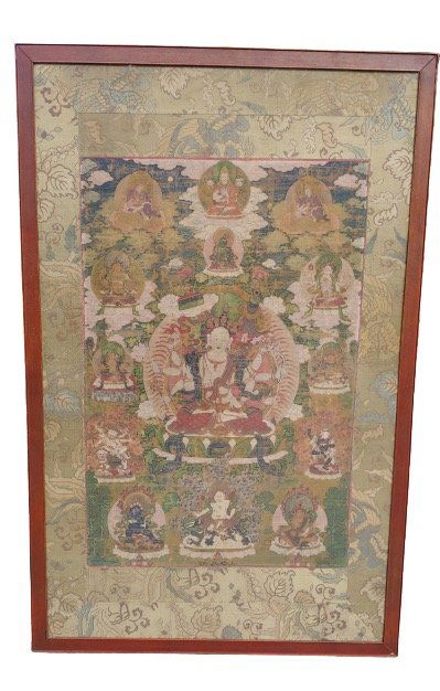 Large 18th Century Tibetan Thangka (1 of 8)