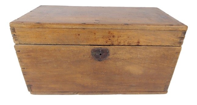 Antique Wooden Captains Chest: Wooden Captain Chest- wear from use and inscriptions (see images) We can assist with coordinating shipping/freight with a contractor at buyers expense.