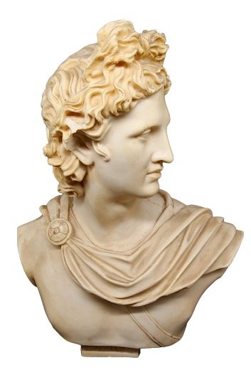 Stone Bust Apollo (1 of 8)