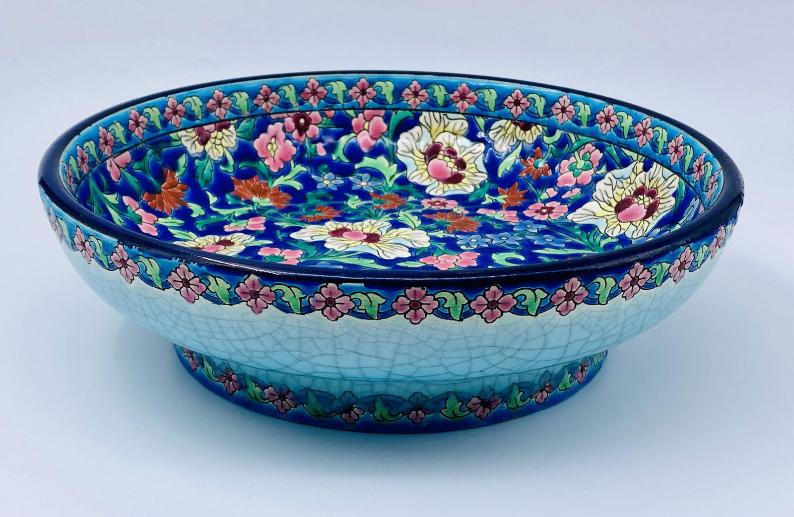 Longwy Footed Fountain Bowl (1 of 7)