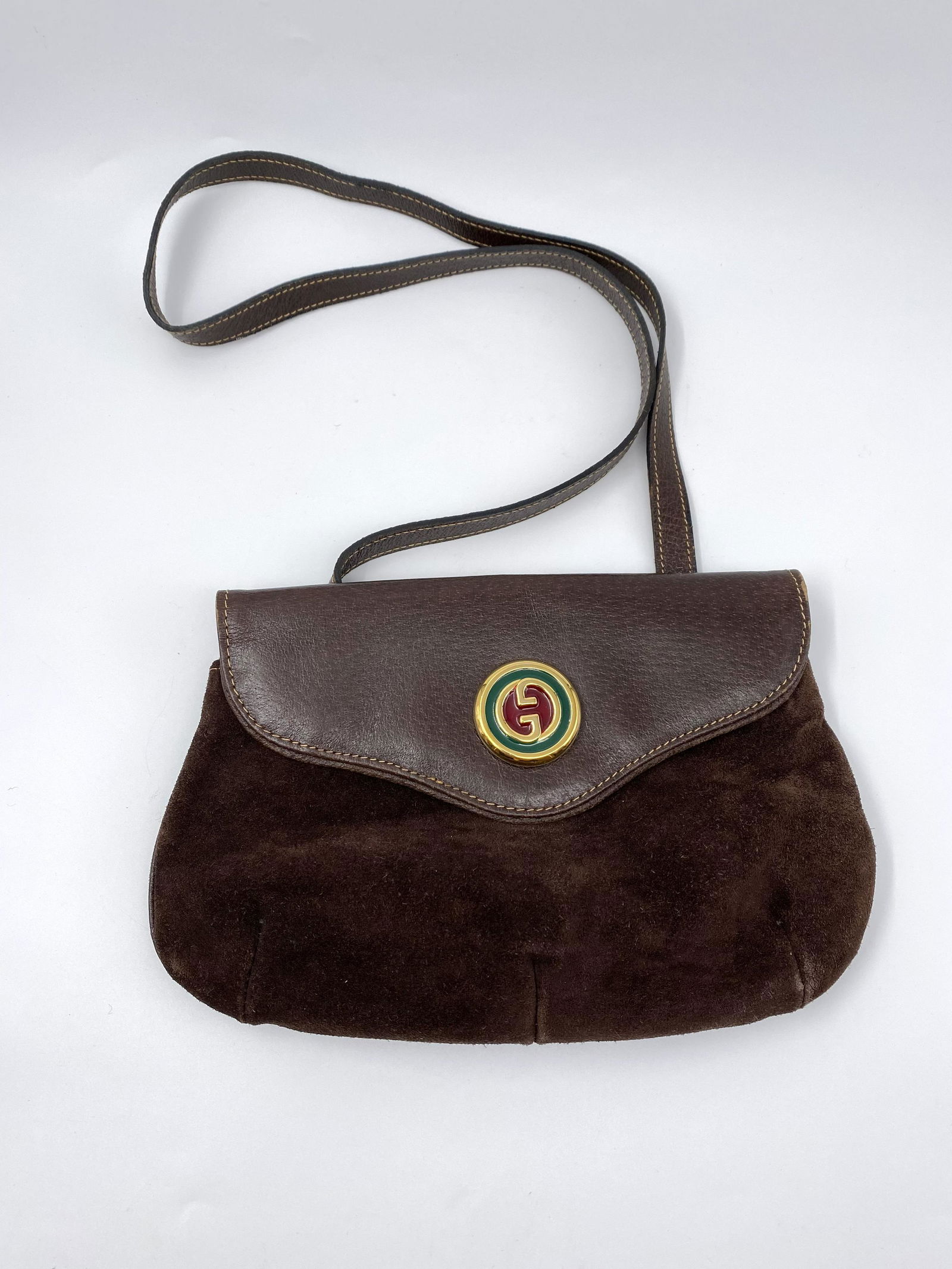 Authentic Vintage Gucci Suede Purse and Scarf LOT (1 of 13)