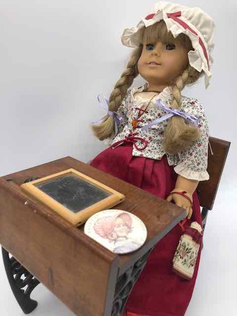 Vintage American Girl Doll Kristen with School Desk (1 of 4)