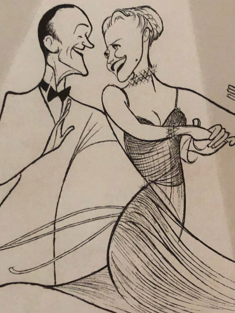 Al Hirschfeld, Fred Astaire And Ginger Rogers: Title- Fred Astaire And Ginger Rogers Artist- Hirschfeld (American, 1903-2003) Signed- lower right Medium- lithograph, paper Numbered- 131/175 Size- 24 x 29 (unframed) Provenance- Private collection,