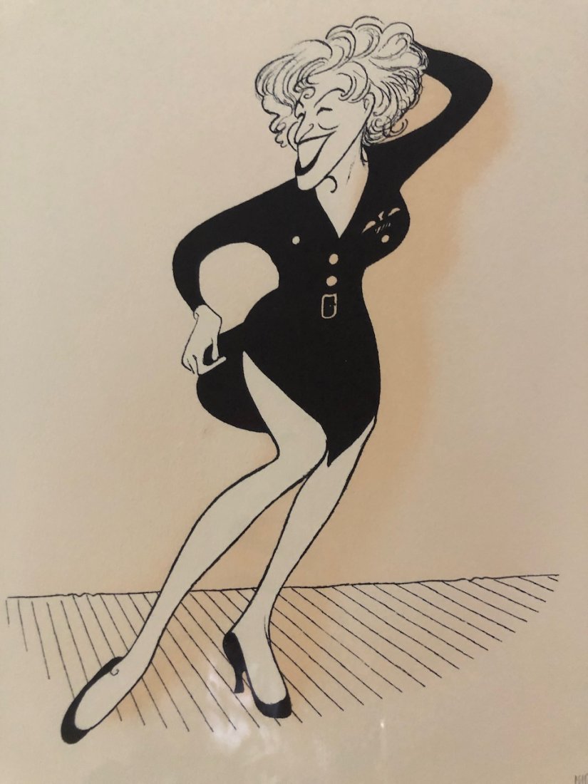 Al Hirschfeld, Bette Midler: Title- Bette Midler Artist- Hirschfeld (American, 1903-2003) Signed- lower right Medium- lithograph, paper Numbered- 43/100 Size- 16 x 20 (unframed) Provenance- Private collection, Santa Barbara, CA,