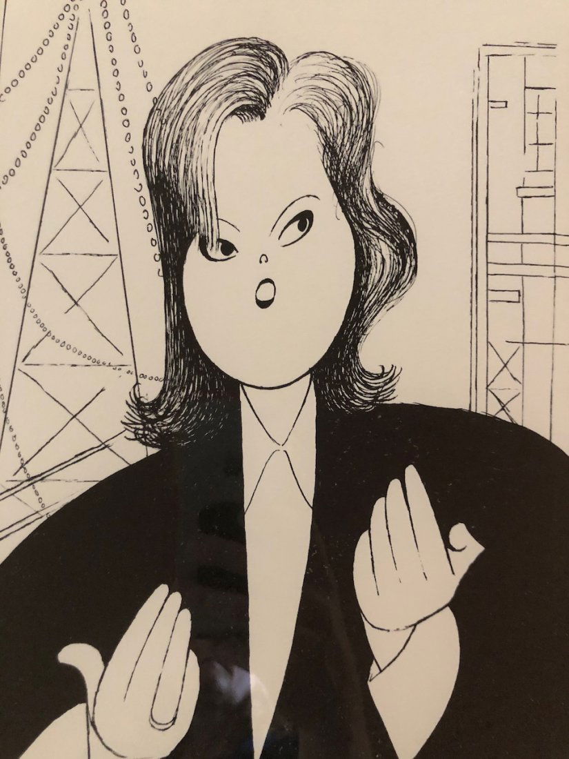Al Hirschfeld, Rosie O'Donnell: Title- Rosie O'Donnell Artist- Hirschfeld (American, 1903-2003) Signed- lower right Medium- lithograph, paper Numbered- 92/100 Size- 14.75*16.75 (unframed) Provenance- Private collection, Santa Barbar