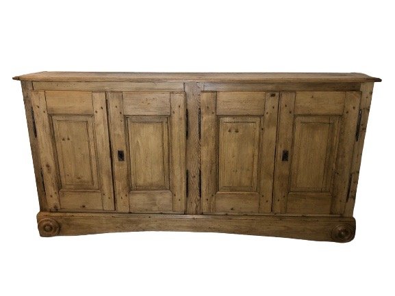 Antique Pine Credenza (1 of 10)