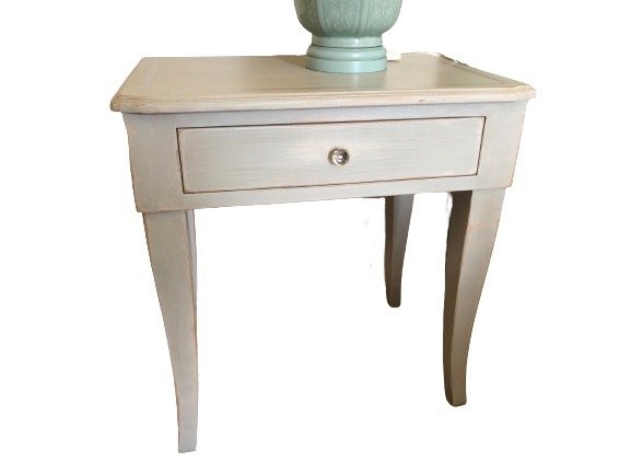 Sage Green Nightstands- pair: Beautifully handcrafted, custom-made sage green nightstands- sold as a pair.