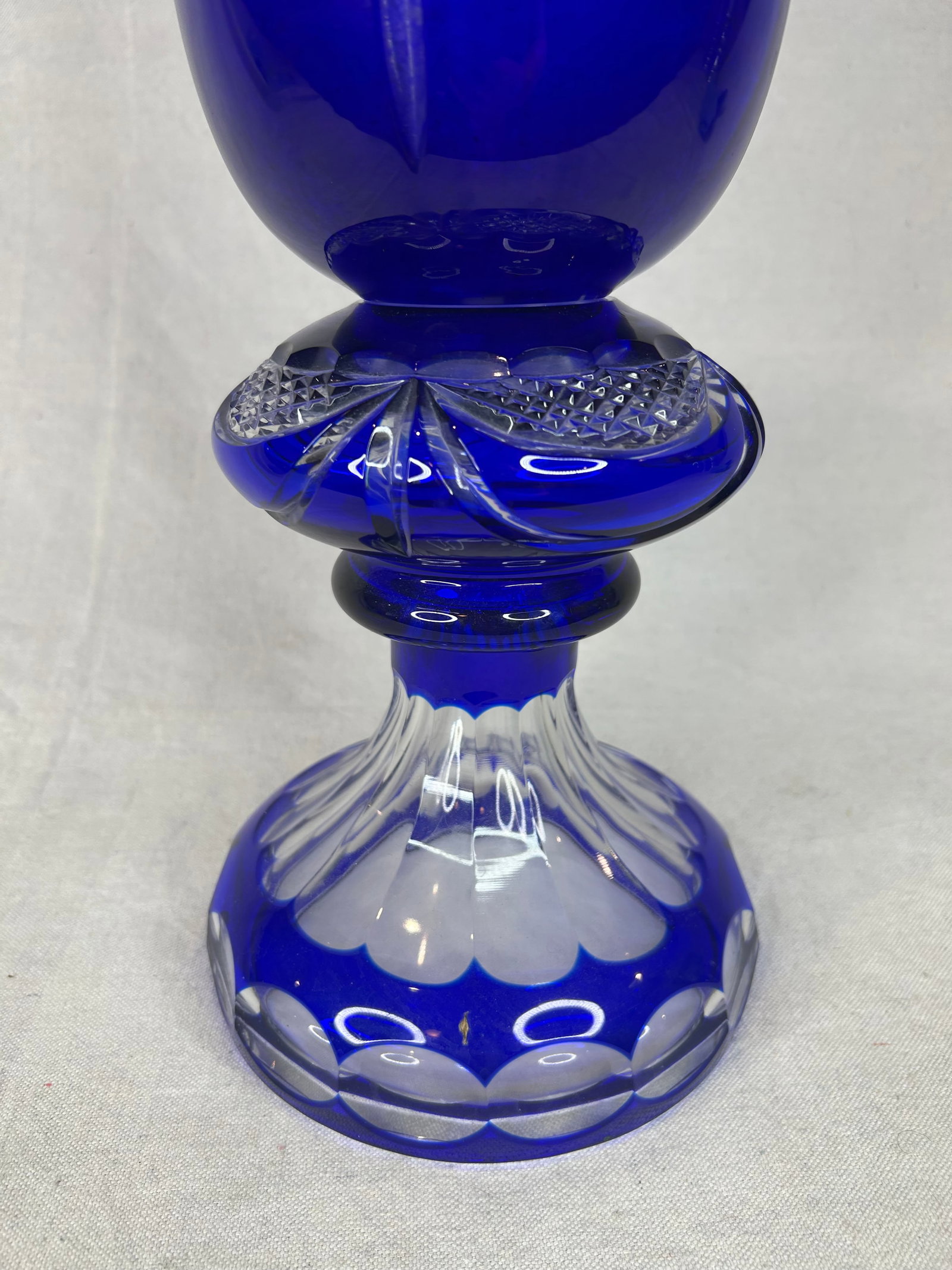 Large blue vase - 5