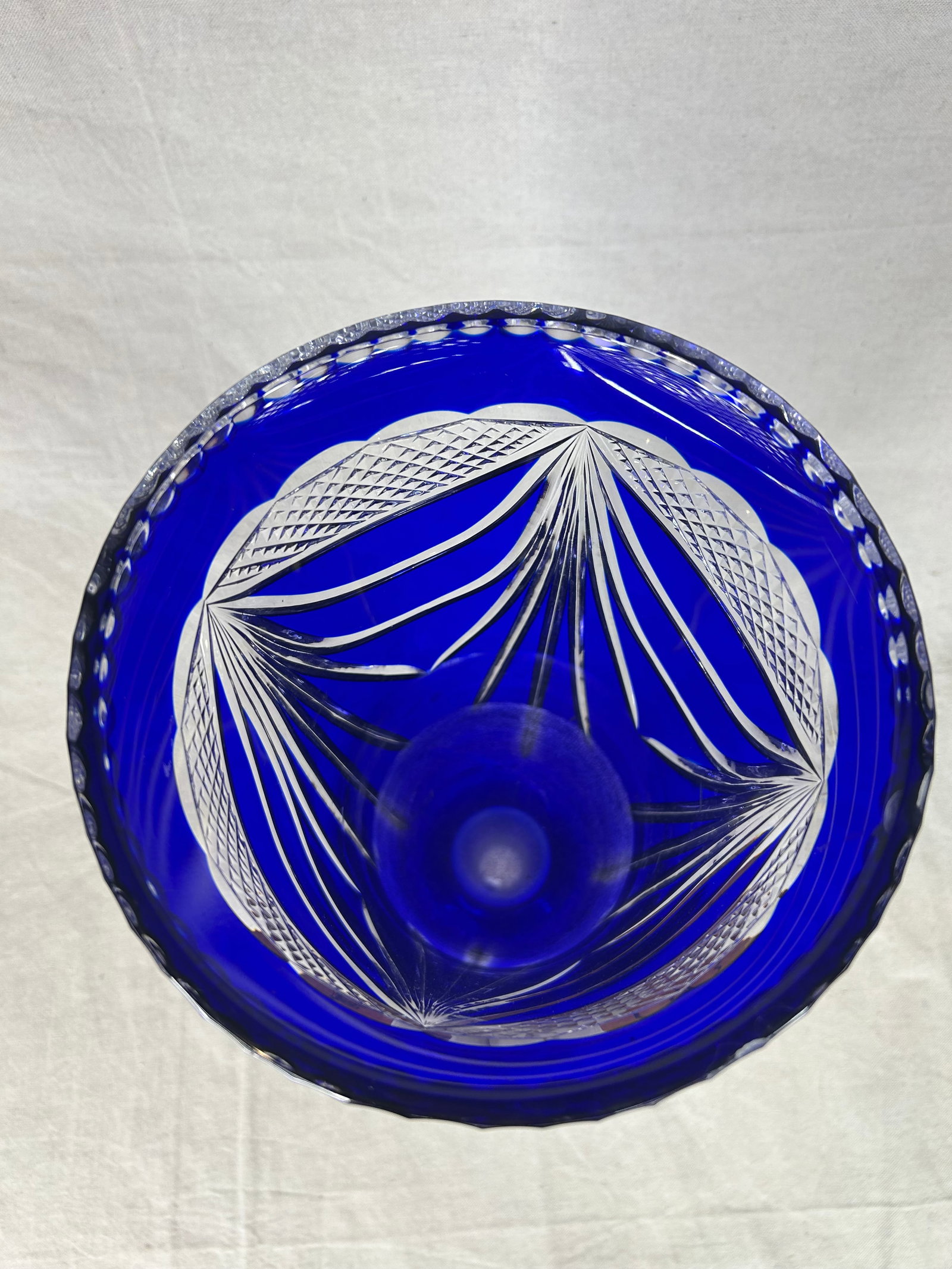 Large blue vase - 7