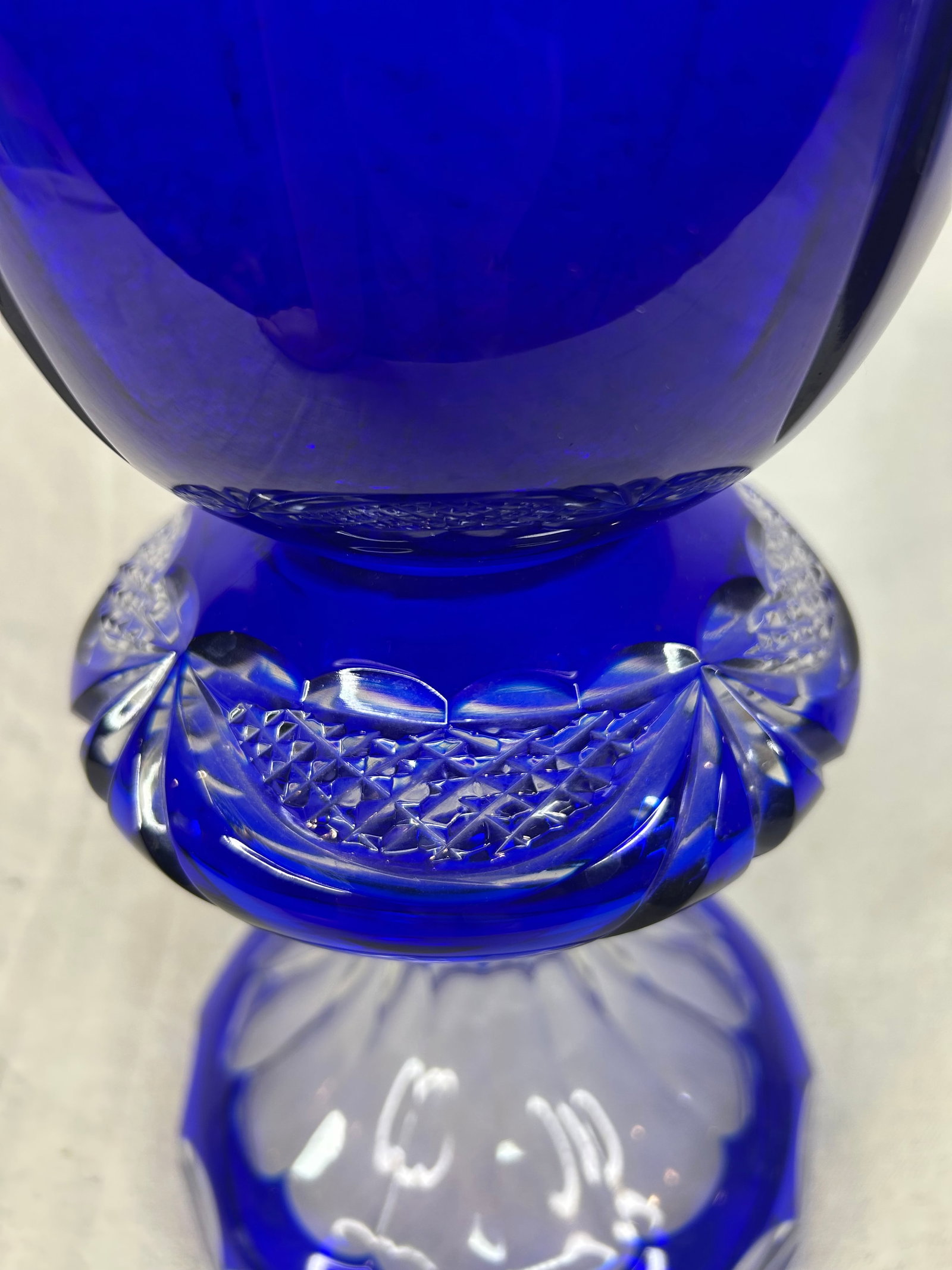 Large blue vase - 9