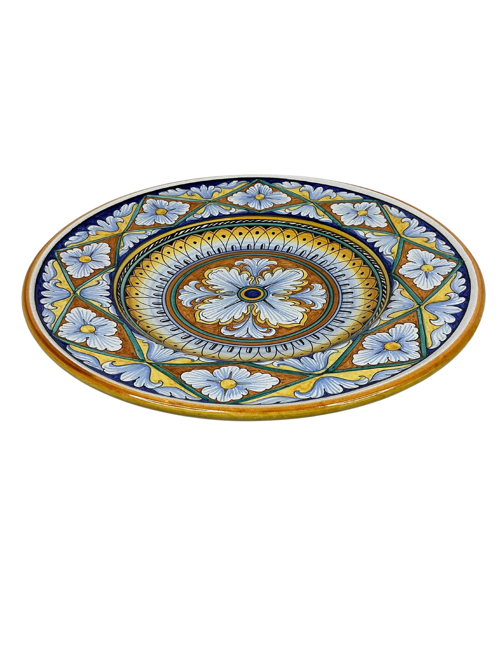 Italian Deruta Hand-Painted Ceramic Platter (1 of 5)